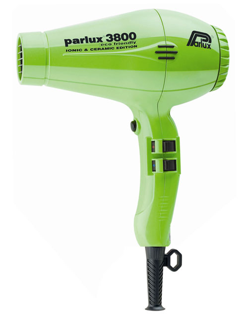 Parlux-3800-Eco Friendly Dryer in Green
