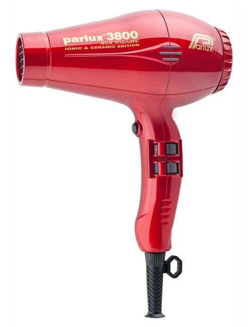 Parlux-3800-Eco Friendly Dryer in Red