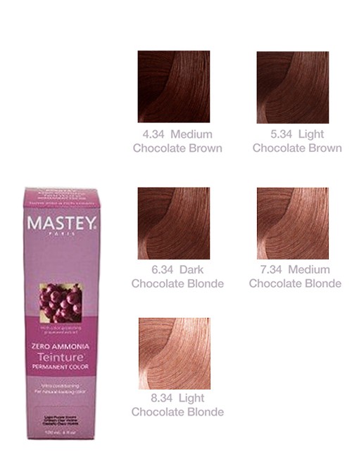 TEINTURE-CHOCOLATE Mastey Teinture Zero Ammonia Hair Color