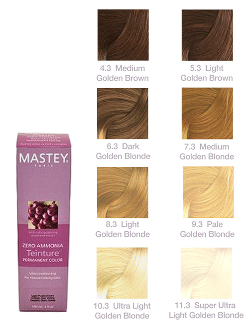 TEINTURE-GOLD Mastey Teinture Zero Ammonia Hair Color