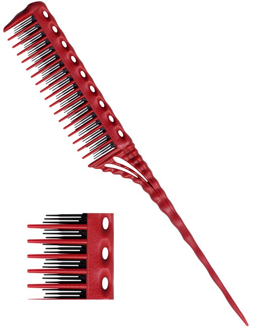 YS-Park Teasing Comb-150-red